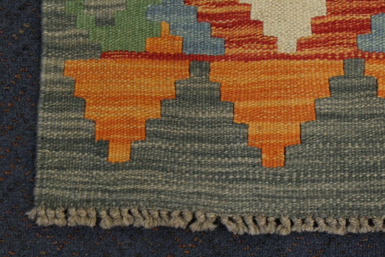Chobi Kilim - 196 cm x 151 cm