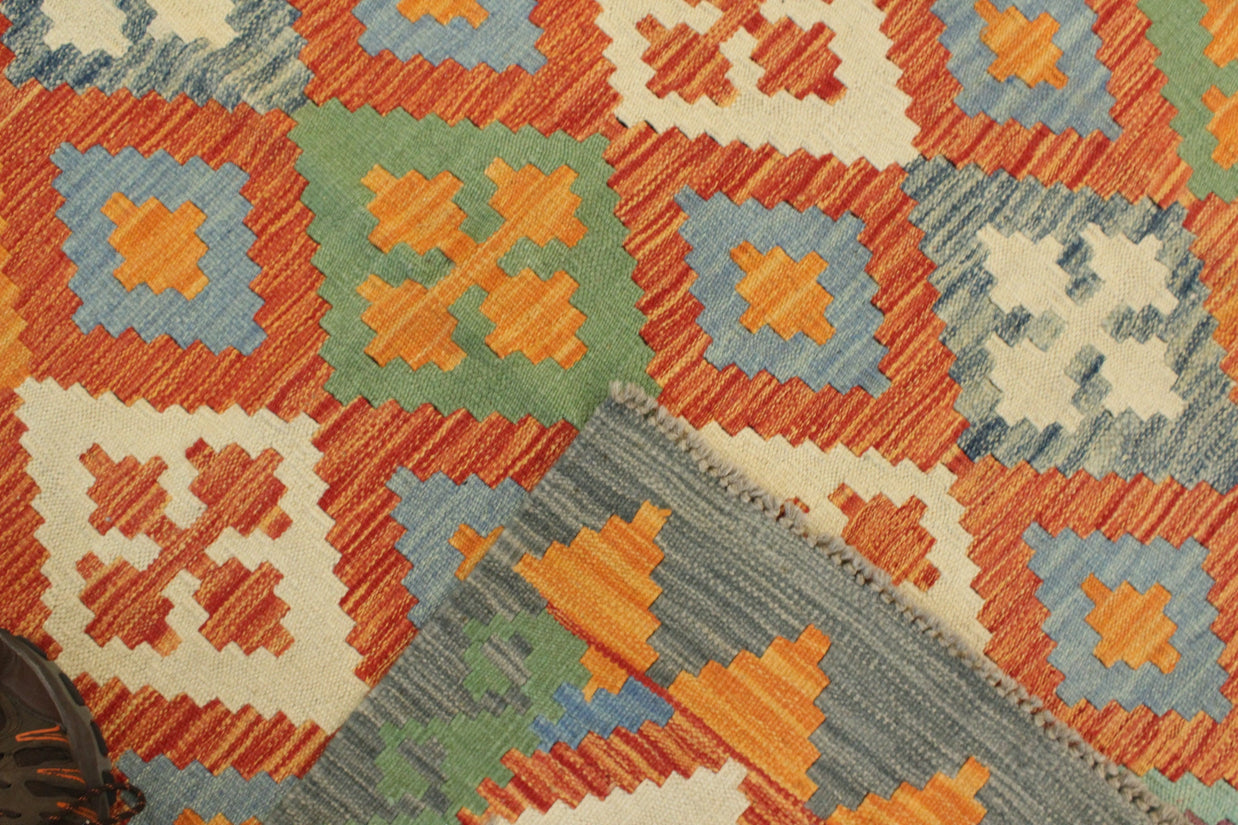 Chobi Kilim - 196 cm x 151 cm