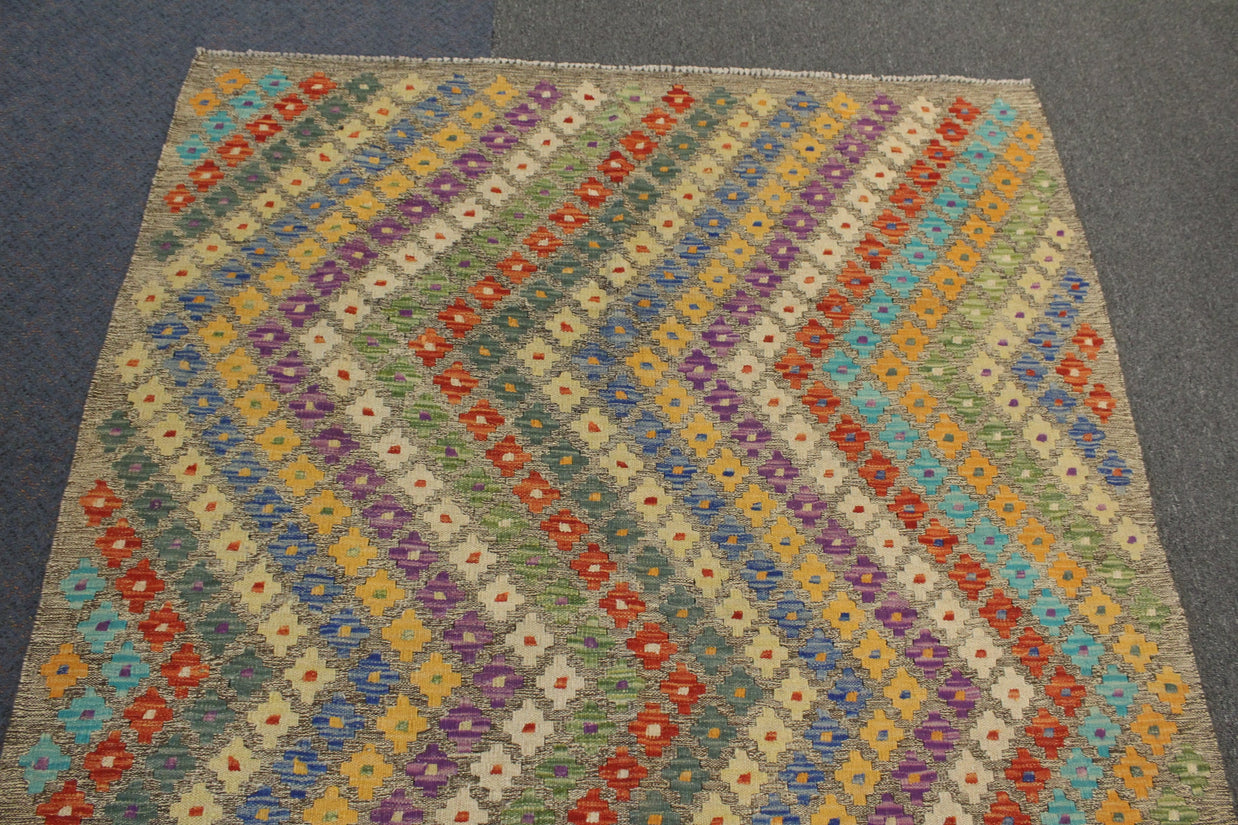 Chobi Kilim - 202 cm x 159 cm