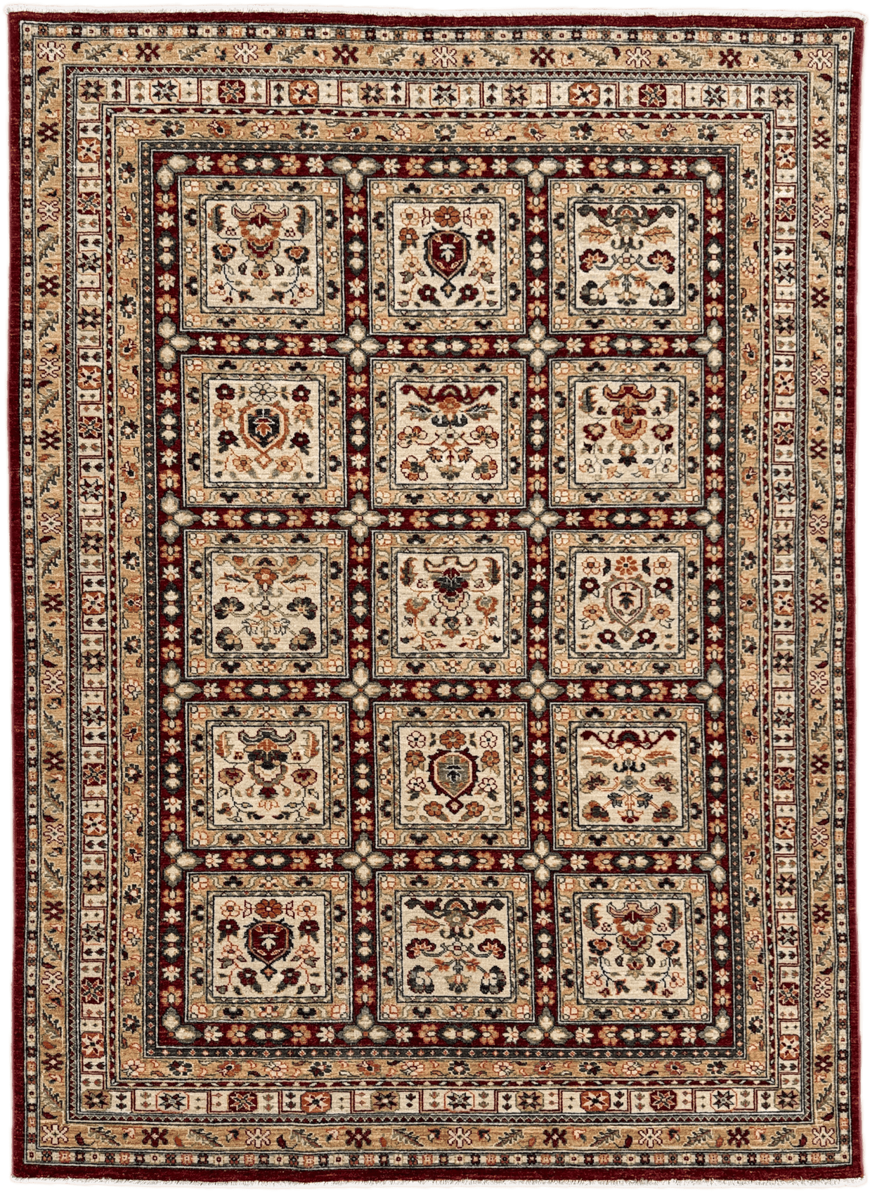 Chobi Rug (Garden Design) - 230 cm x 168 cm