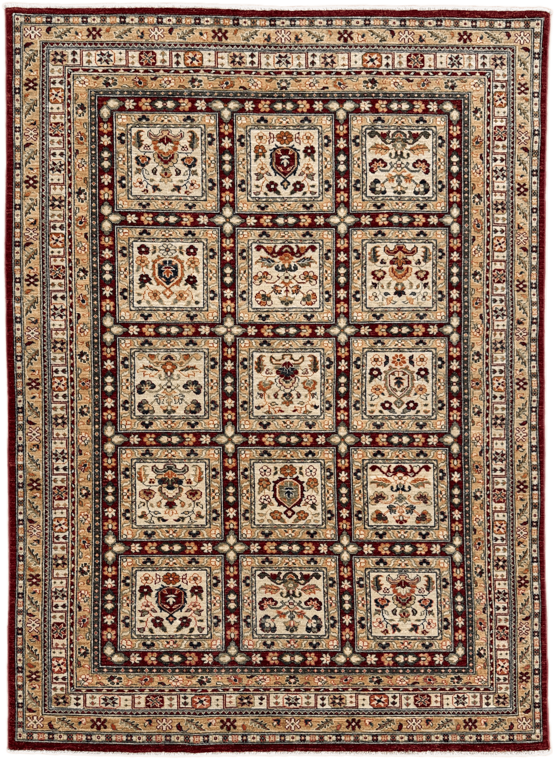 Chobi Rug (Garden Design) - 230 cm x 168 cm