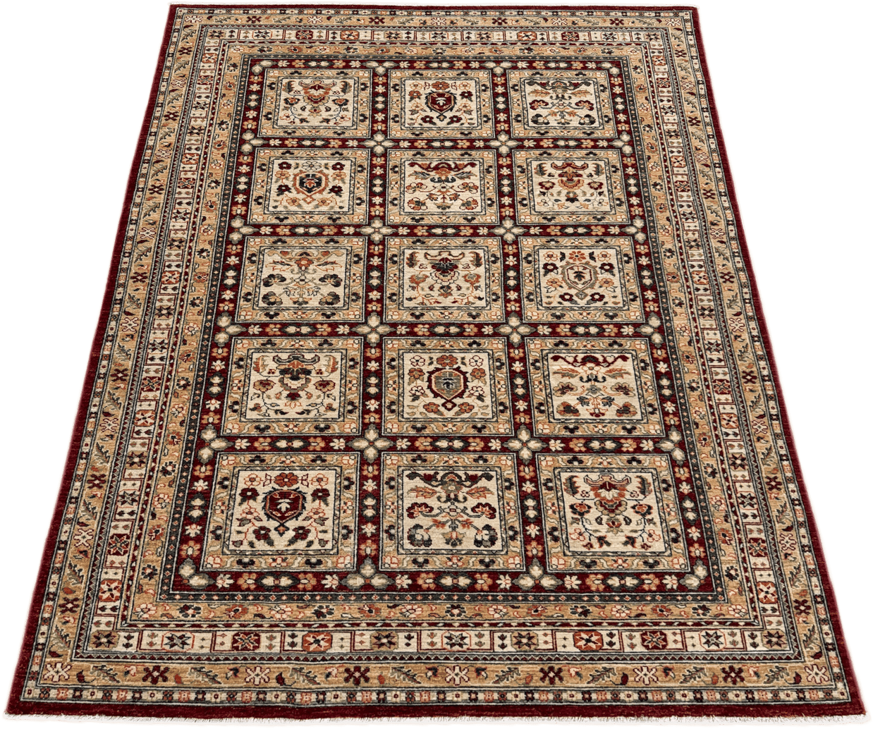 Chobi Rug (Garden Design) - 230 cm x 168 cm