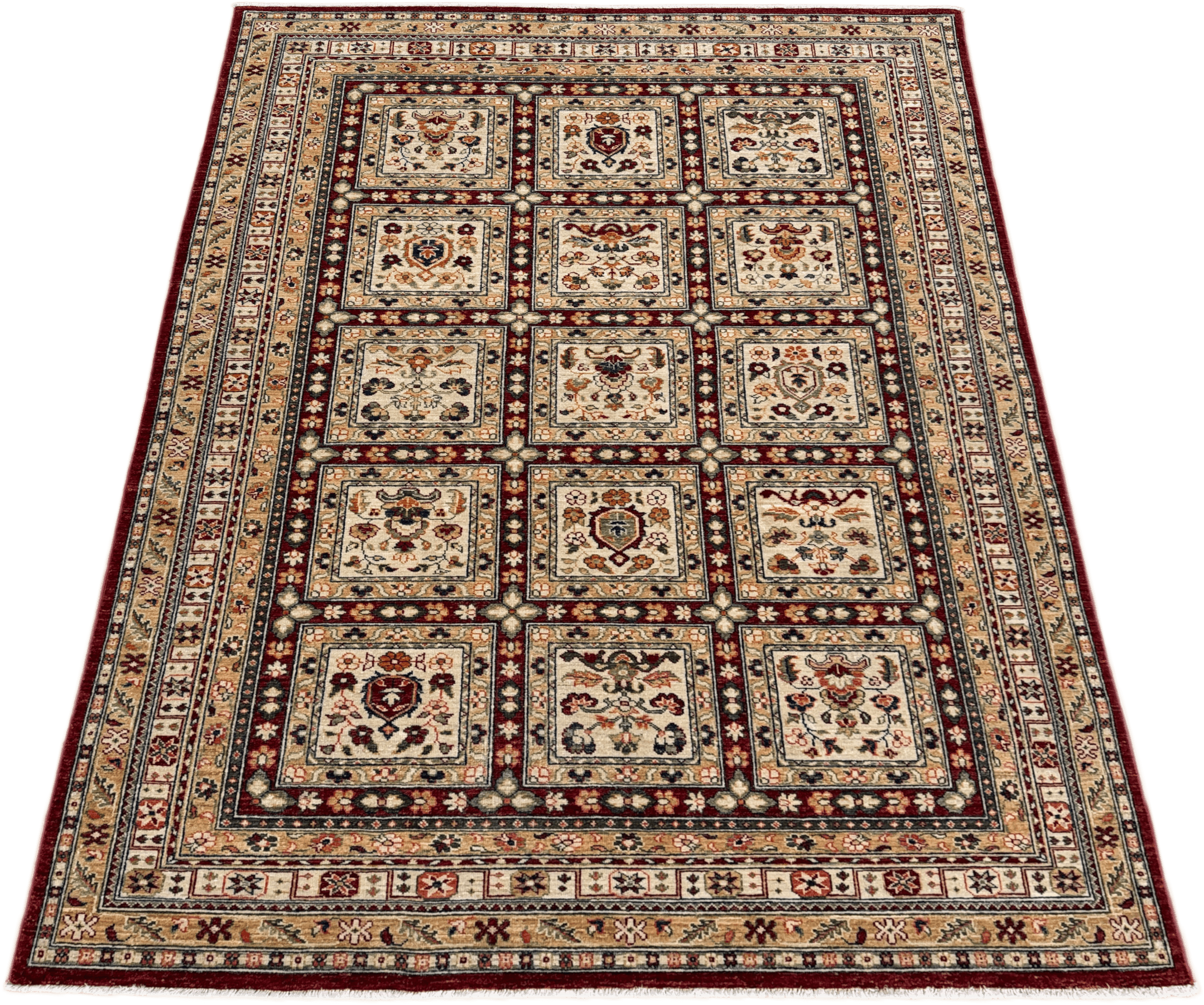 Chobi Rug (Garden Design) - 230 cm x 168 cm