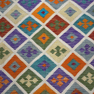 Chobi Kilim Rug - 259 cm x 202 cm