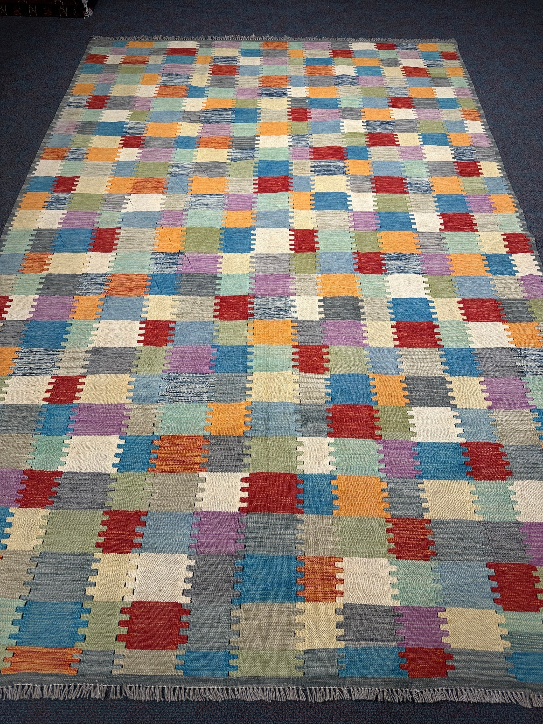 Chobi Kilim Rug - 294 cm x 197 cm