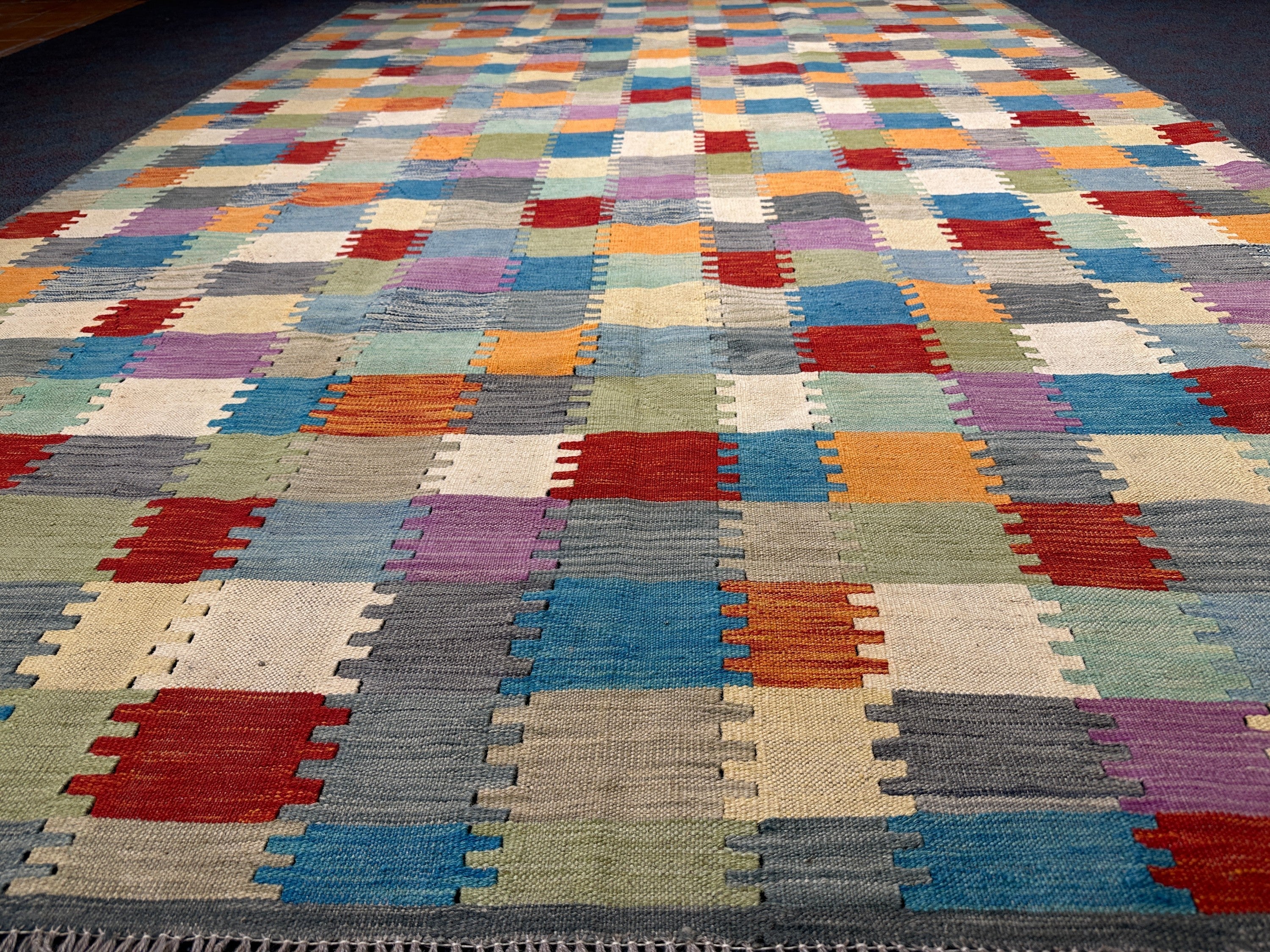 Chobi Kilim Rug - 294 cm x 197 cm