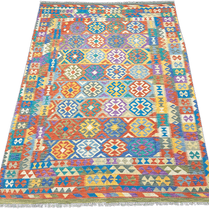 Chobi Kilim Rug - 297 cm x 197 cm