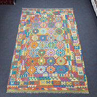 Chobi Kilim Rug - 297 cm x 197 cm