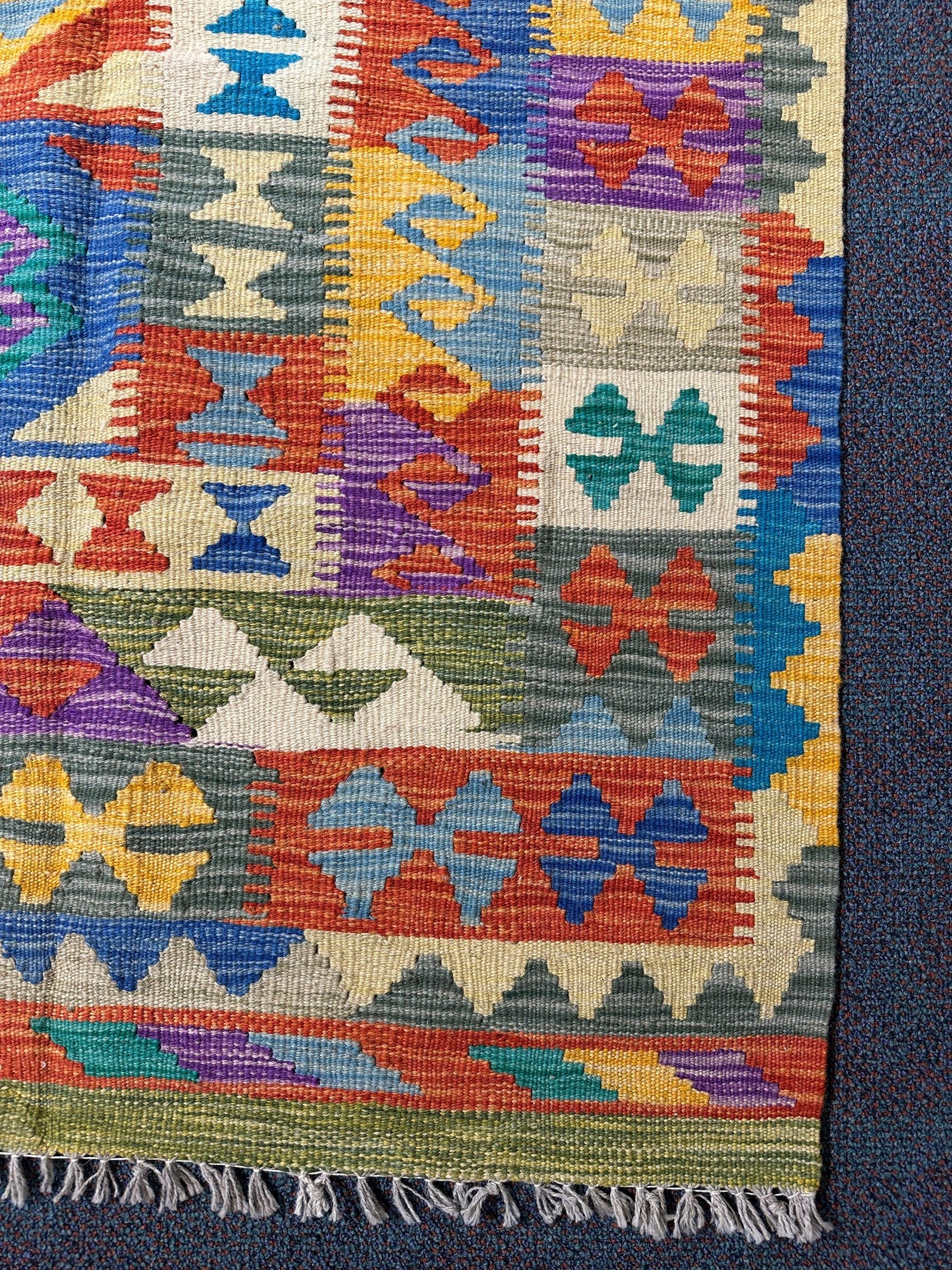 Chobi Kilim Rug - 297 cm x 197 cm