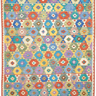 Chobi Kilim Rug - 296 cm x 200 cm