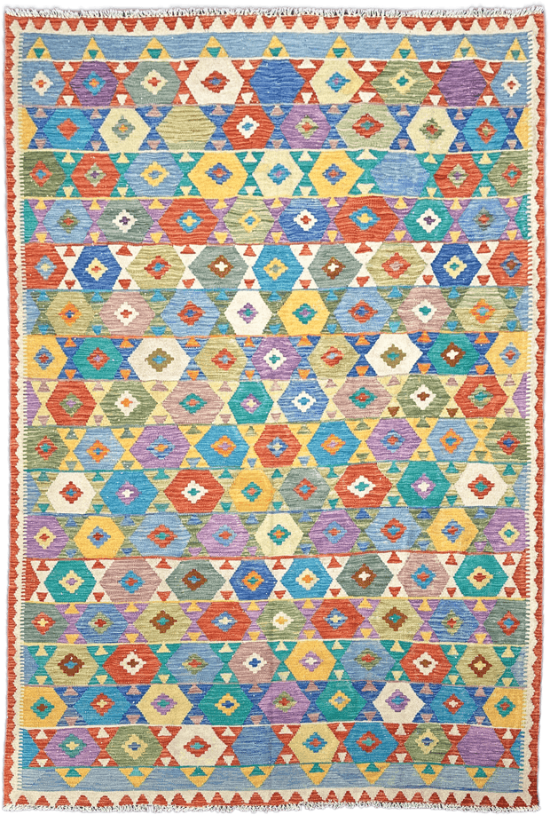 Chobi Kilim Rug - 296 cm x 200 cm