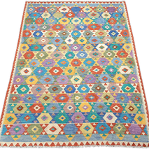 Chobi Kilim Rug - 296 cm x 200 cm