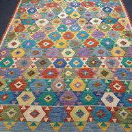 Chobi Kilim Rug - 296 cm x 200 cm