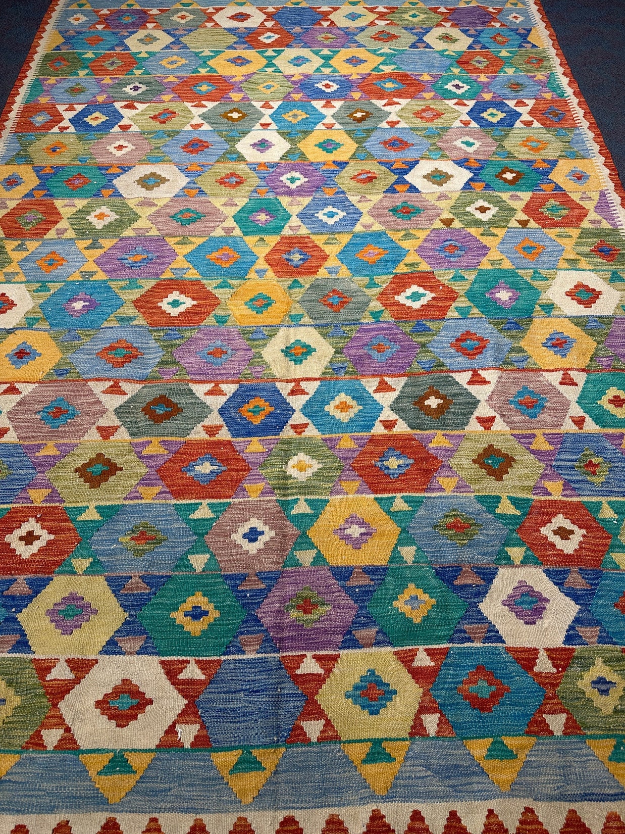 Chobi Kilim Rug - 296 cm x 200 cm
