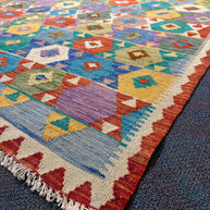 Chobi Kilim Rug - 296 cm x 200 cm