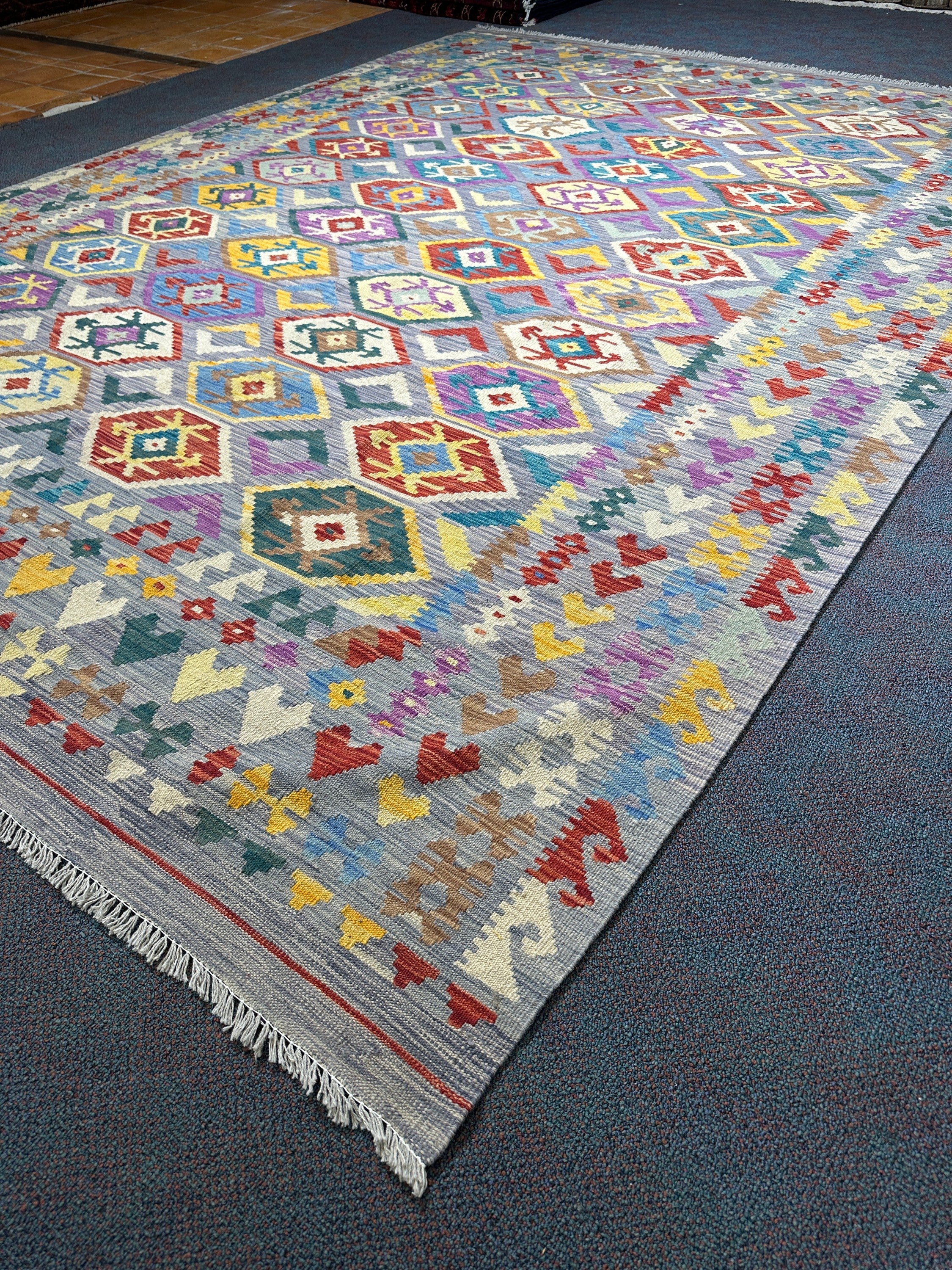 Chobi Kilim Rug - 350 cm x 250 cm