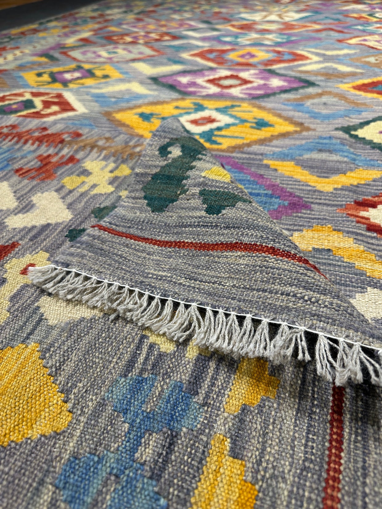 Chobi Kilim Rug - 350 cm x 250 cm