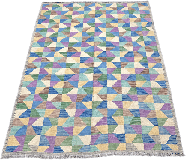 Chobi Kilim Rug - 242 cm x 171 cm