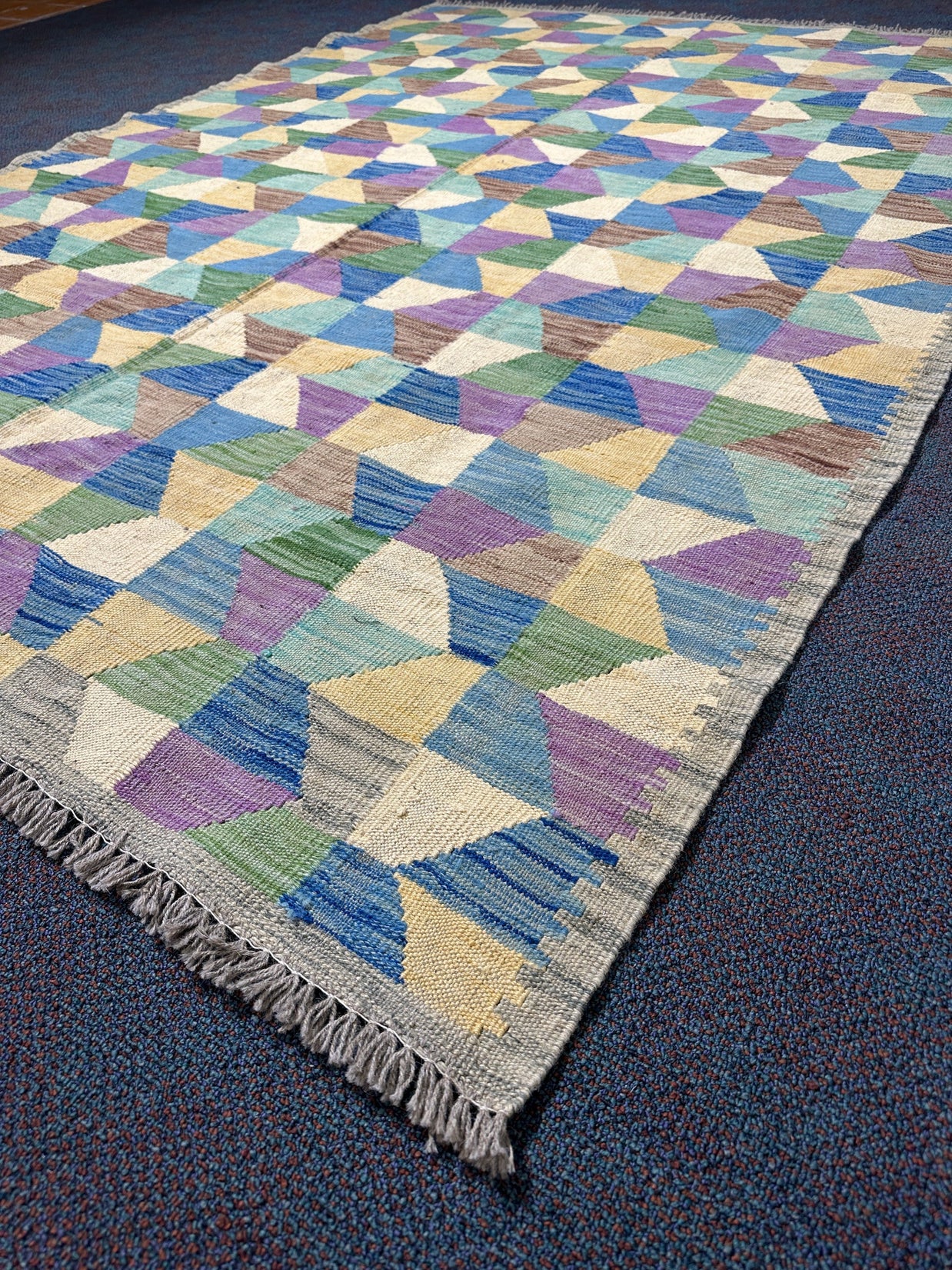 Chobi Kilim Rug - 242 cm x 171 cm