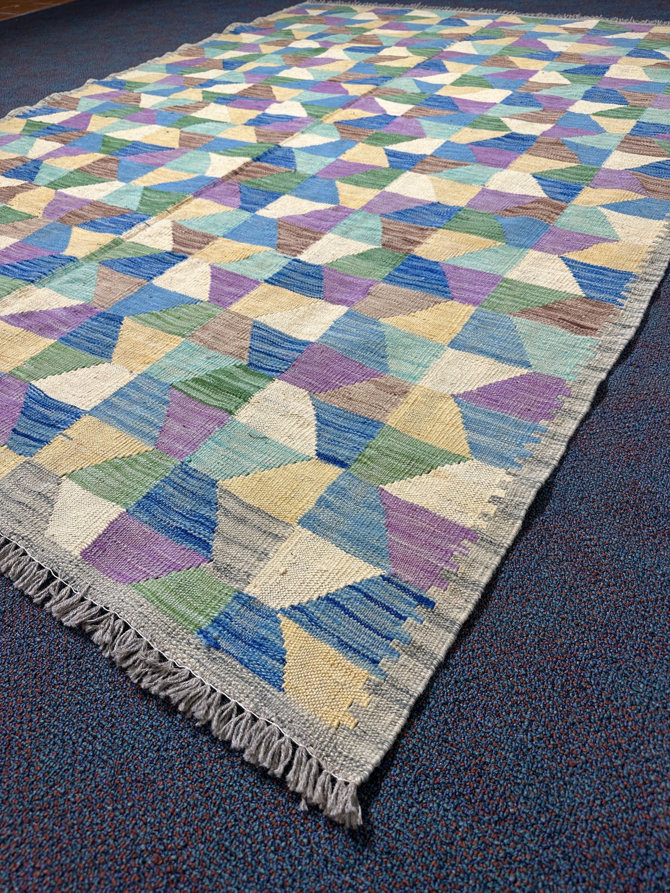 Chobi Kilim Rug - 242 cm x 171 cm