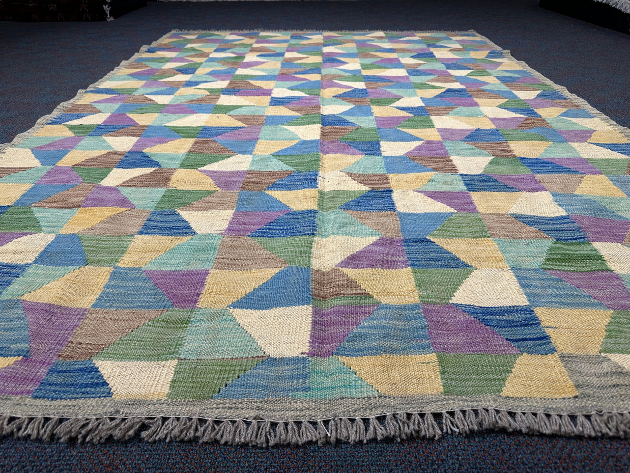 Chobi Kilim Rug - 242 cm x 171 cm