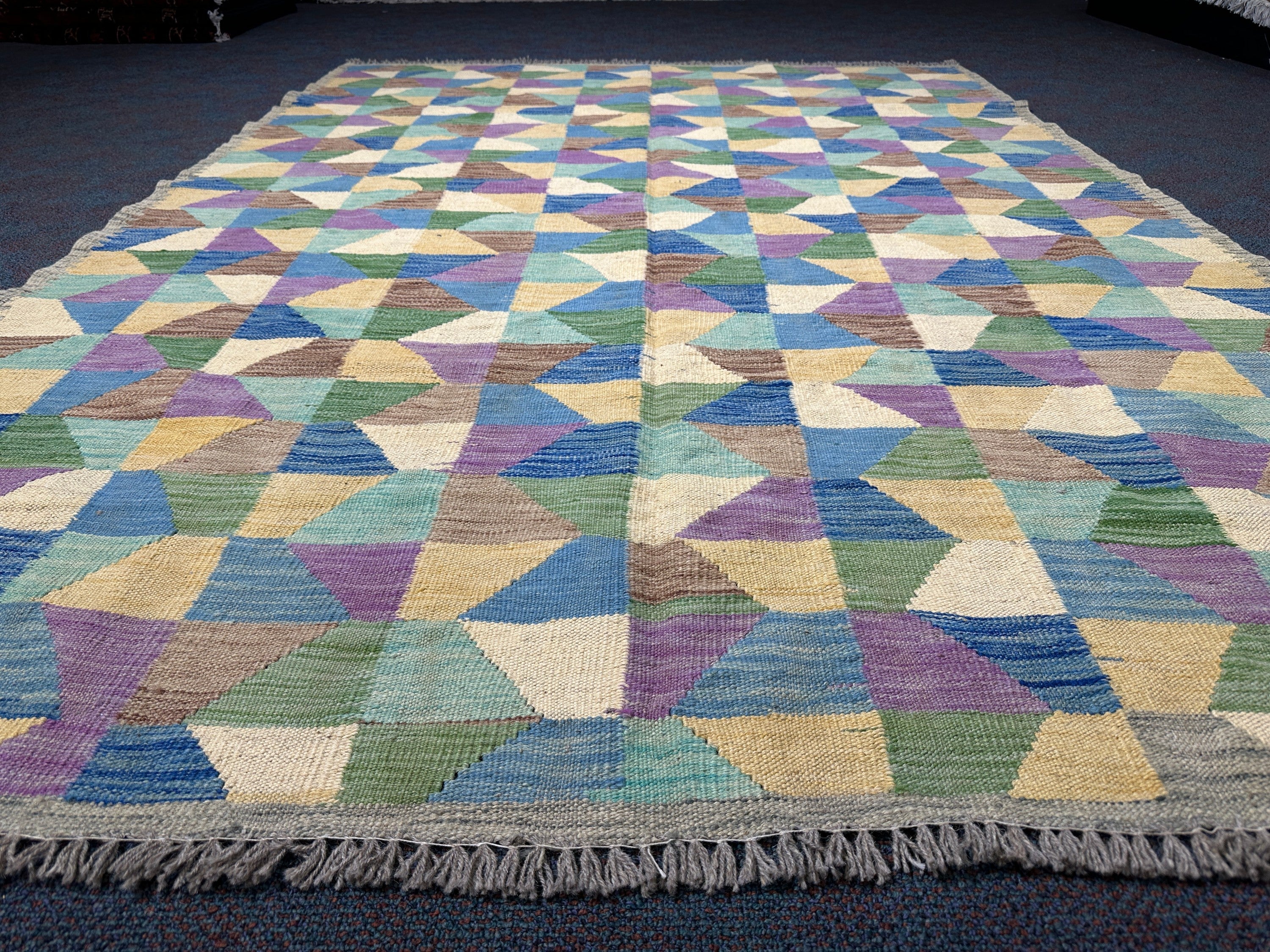 Chobi Kilim Rug - 242 cm x 171 cm