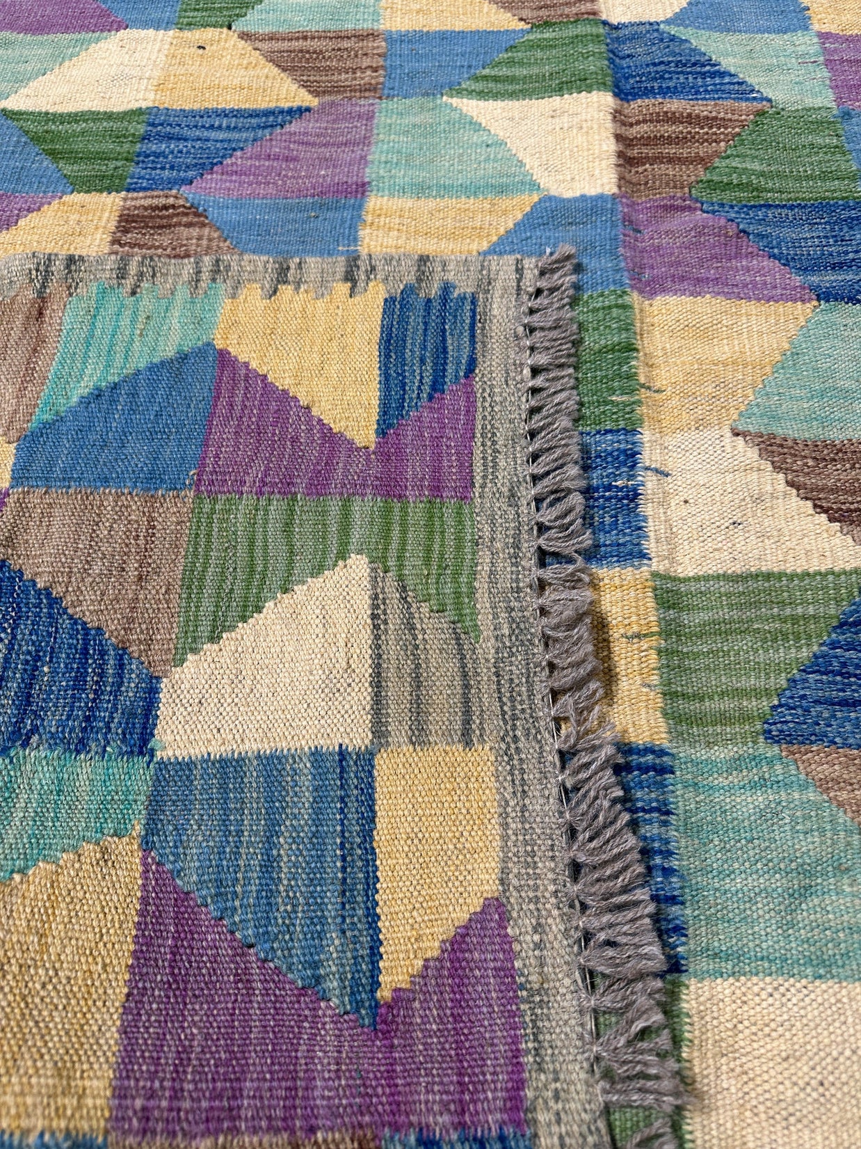 Chobi Kilim Rug - 242 cm x 171 cm