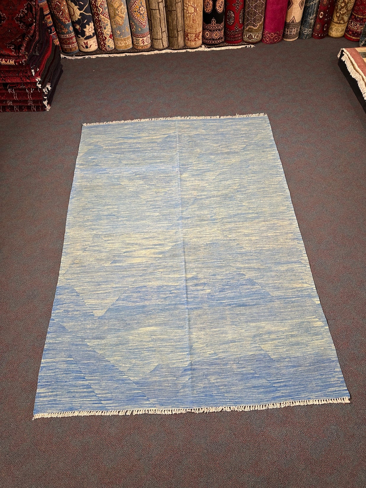 Chobi Kilim Rug - 253 cm x 171 cm