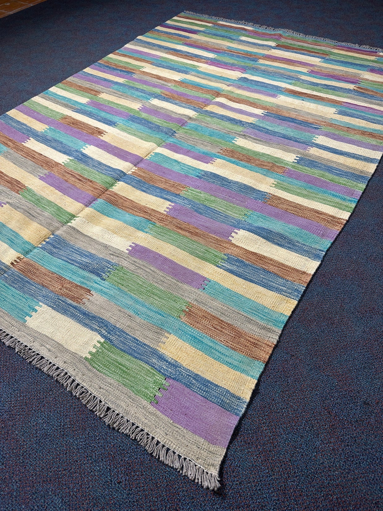 Chobi Kilim Rug - 244 cm x 171 cm