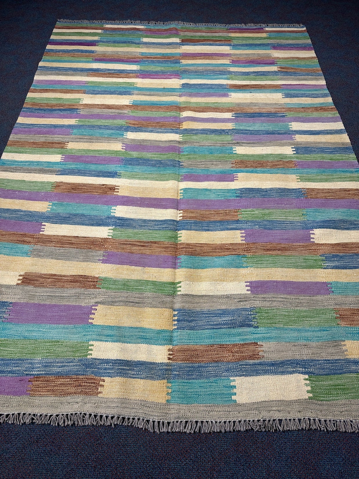Chobi Kilim Rug - 244 cm x 171 cm