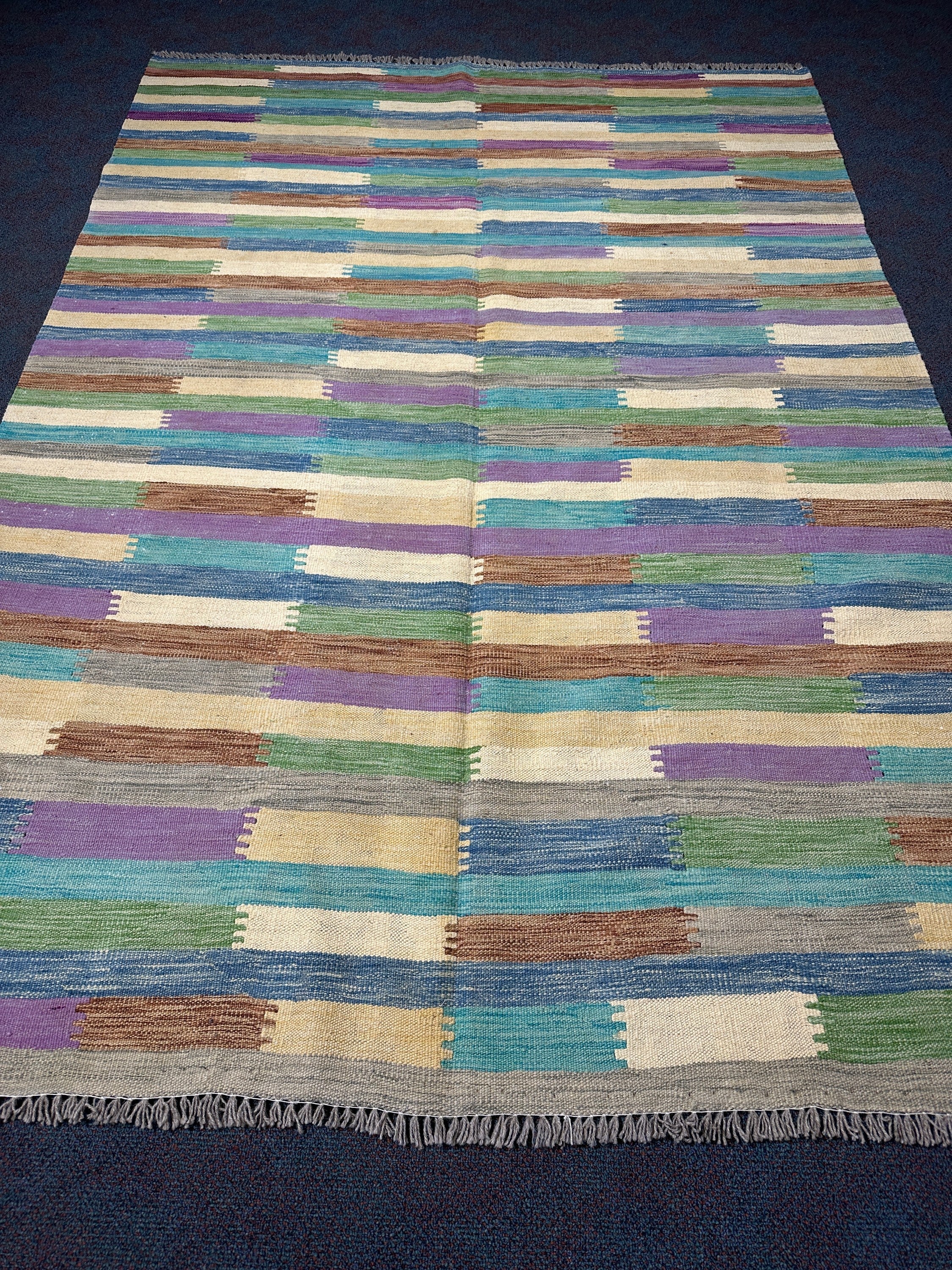 Chobi Kilim Rug - 244 cm x 171 cm