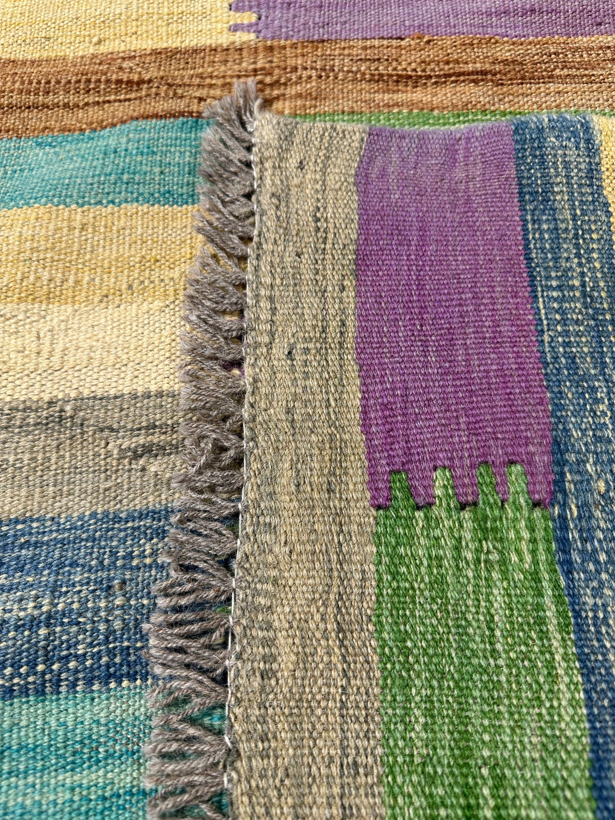 Chobi Kilim Rug - 244 cm x 171 cm