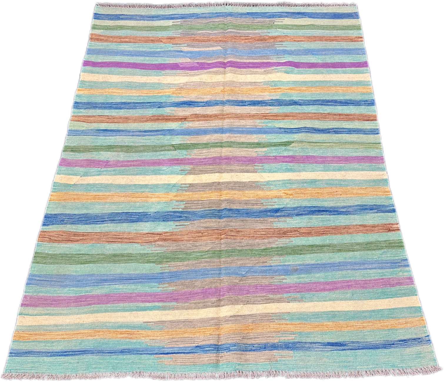 Chobi Kilim Rug - 242 cm x 170 cm