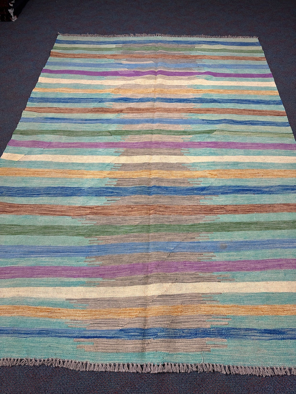 Chobi Kilim Rug - 242 cm x 170 cm