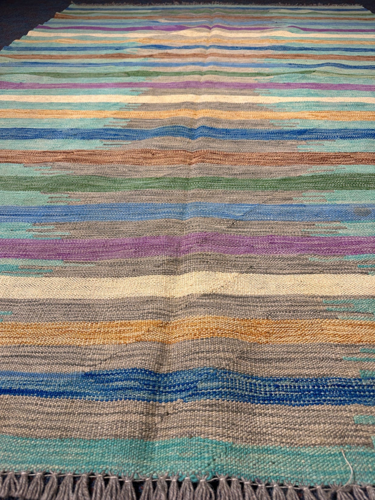 Chobi Kilim Rug - 242 cm x 170 cm