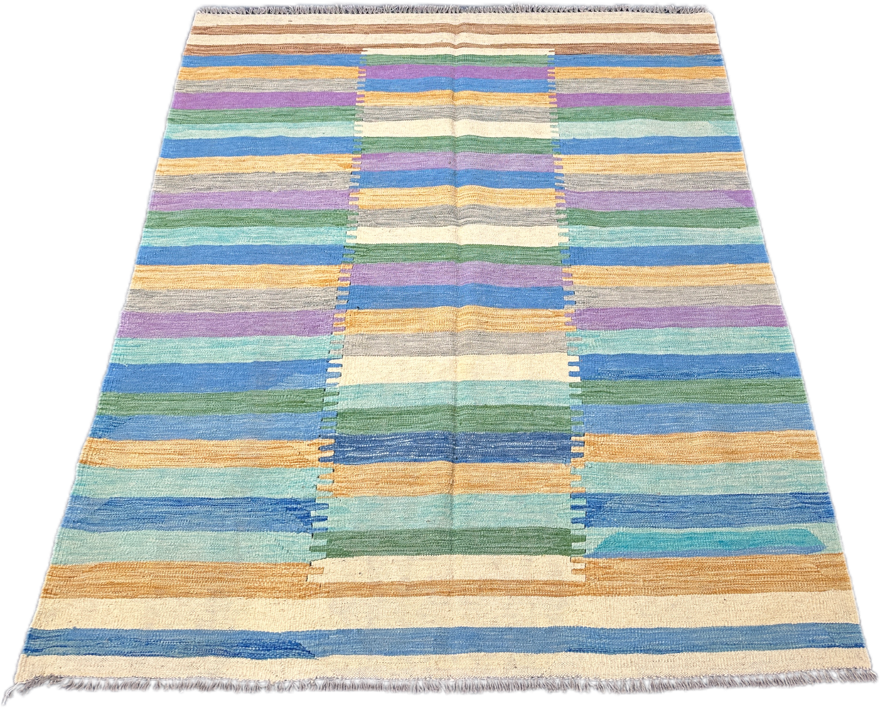 Chobi Kilim Rug - 217 cm x 164 cm