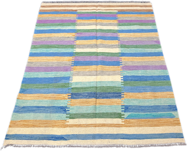 Chobi Kilim Rug - 217 cm x 164 cm