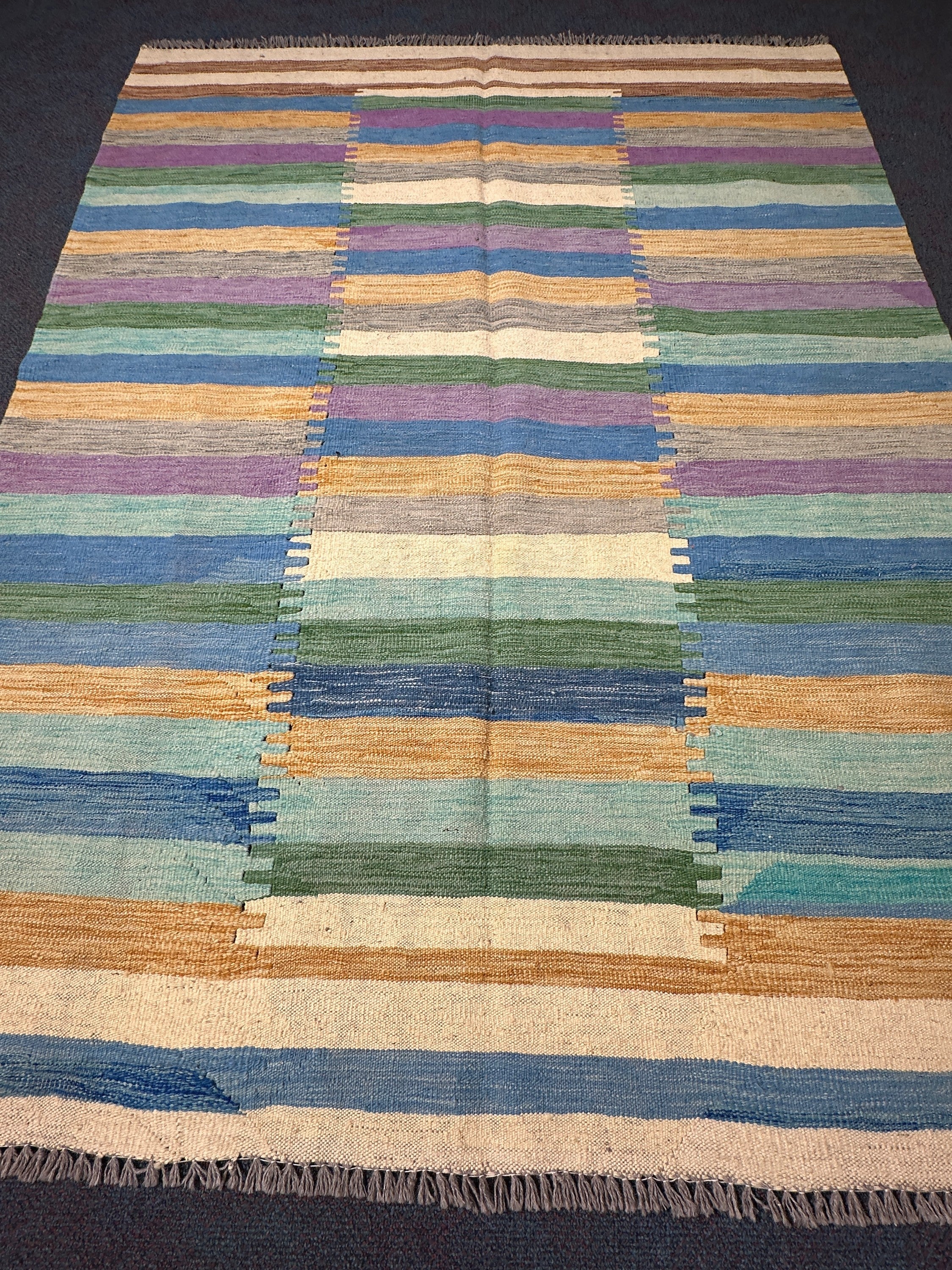 Chobi Kilim Rug - 217 cm x 164 cm