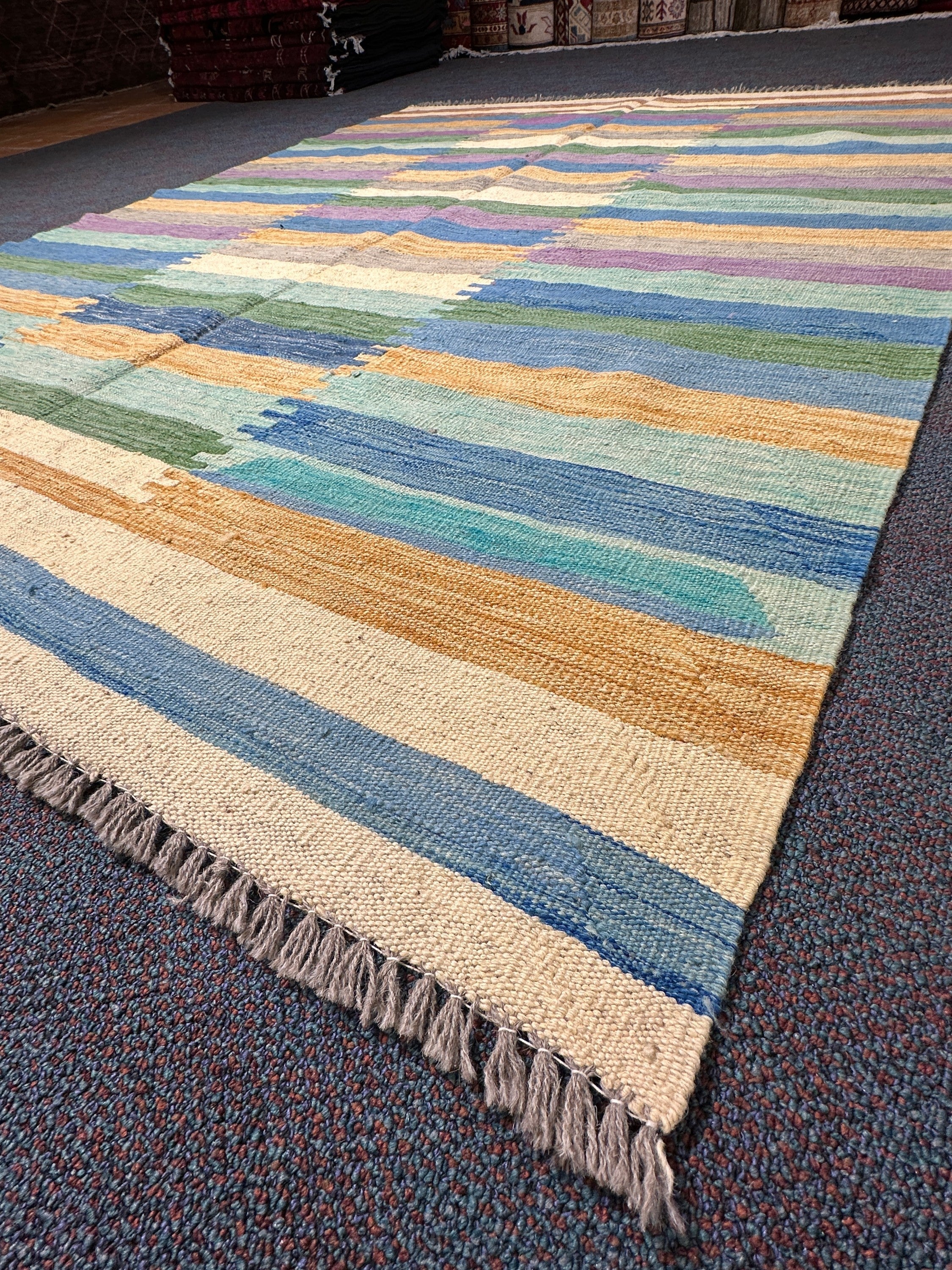 Chobi Kilim Rug - 217 cm x 164 cm