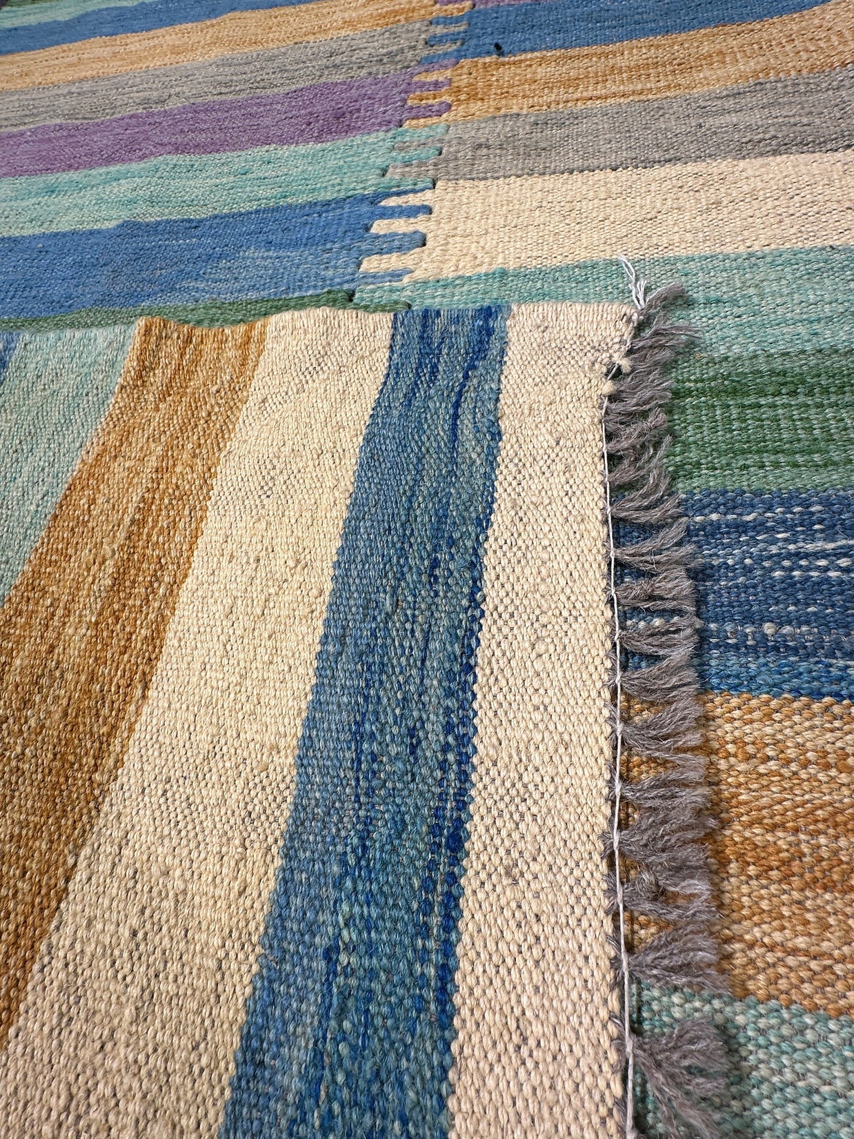 Chobi Kilim Rug - 217 cm x 164 cm