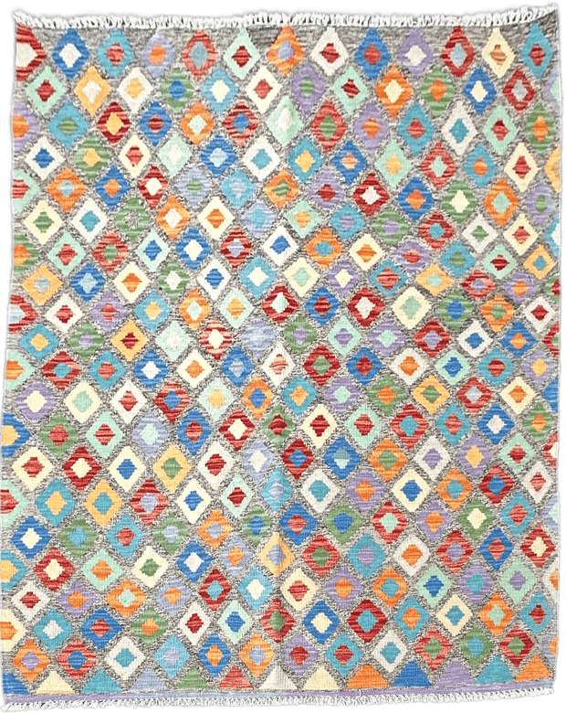 Chobi Kilim Rug - 190 cm x 151 cm