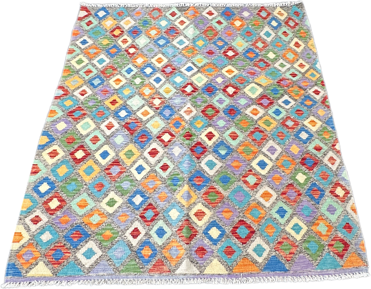 Chobi Kilim Rug - 190 cm x 151 cm