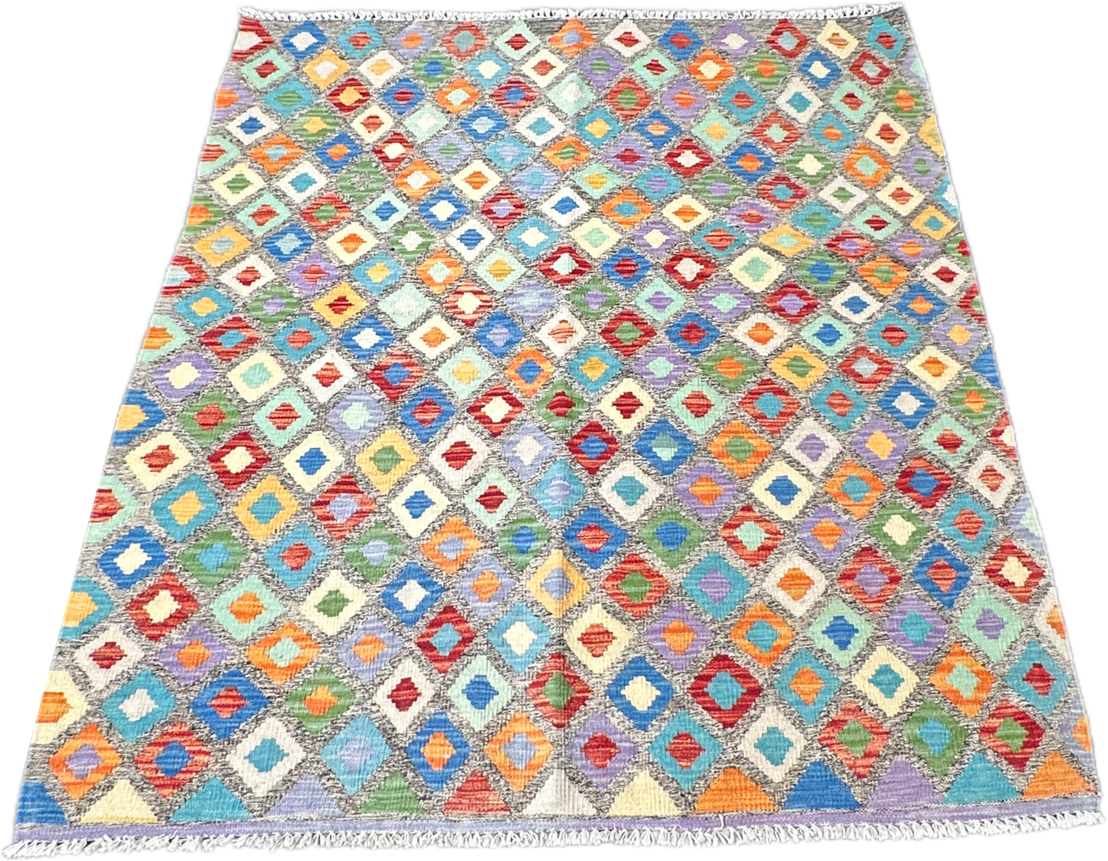 Chobi Kilim Rug - 190 cm x 151 cm