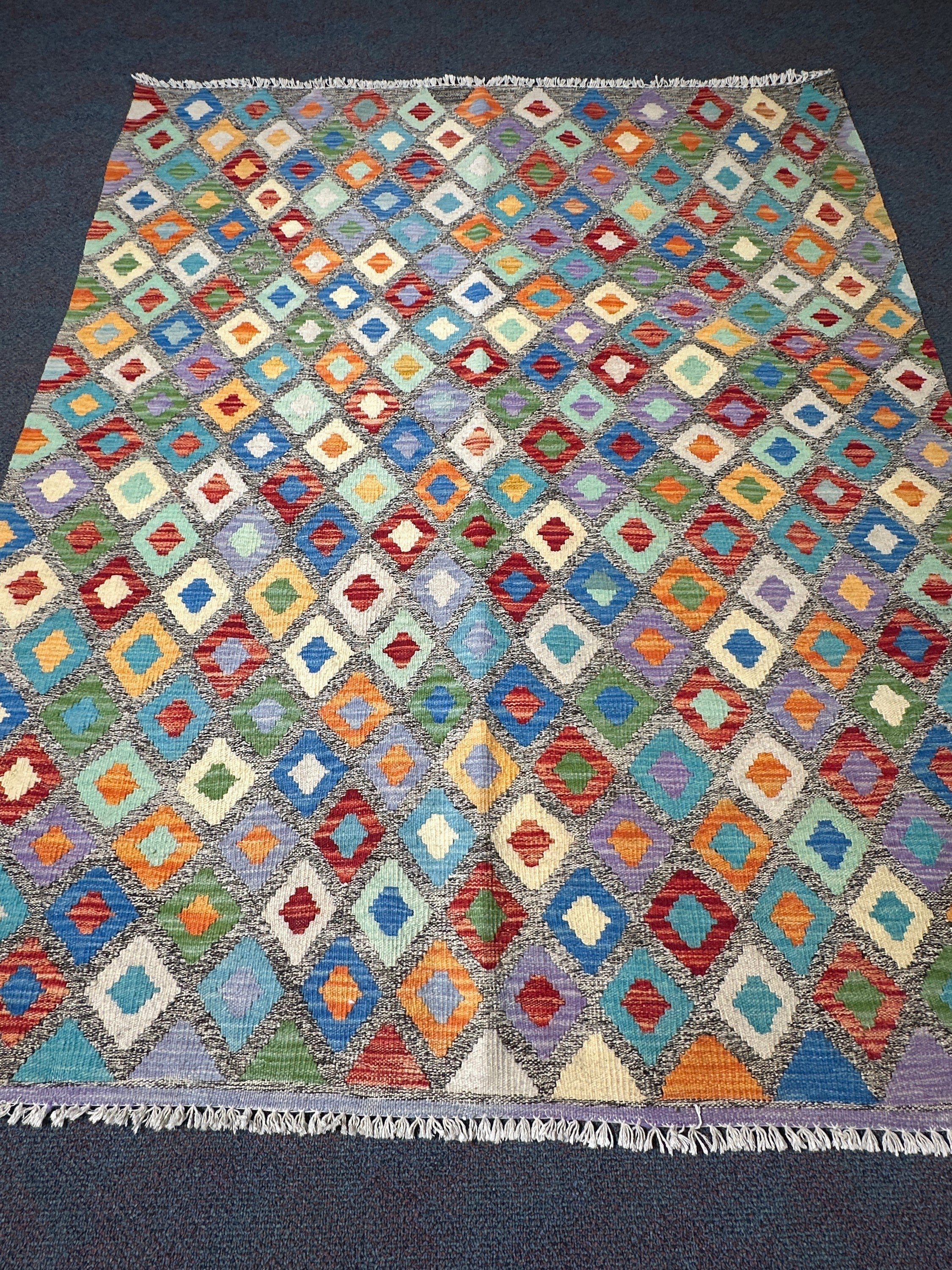 Chobi Kilim Rug - 190 cm x 151 cm