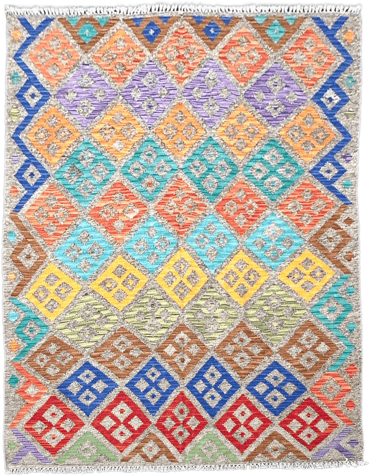 Chobi Kilim Rug - 195 cm x 152 cm