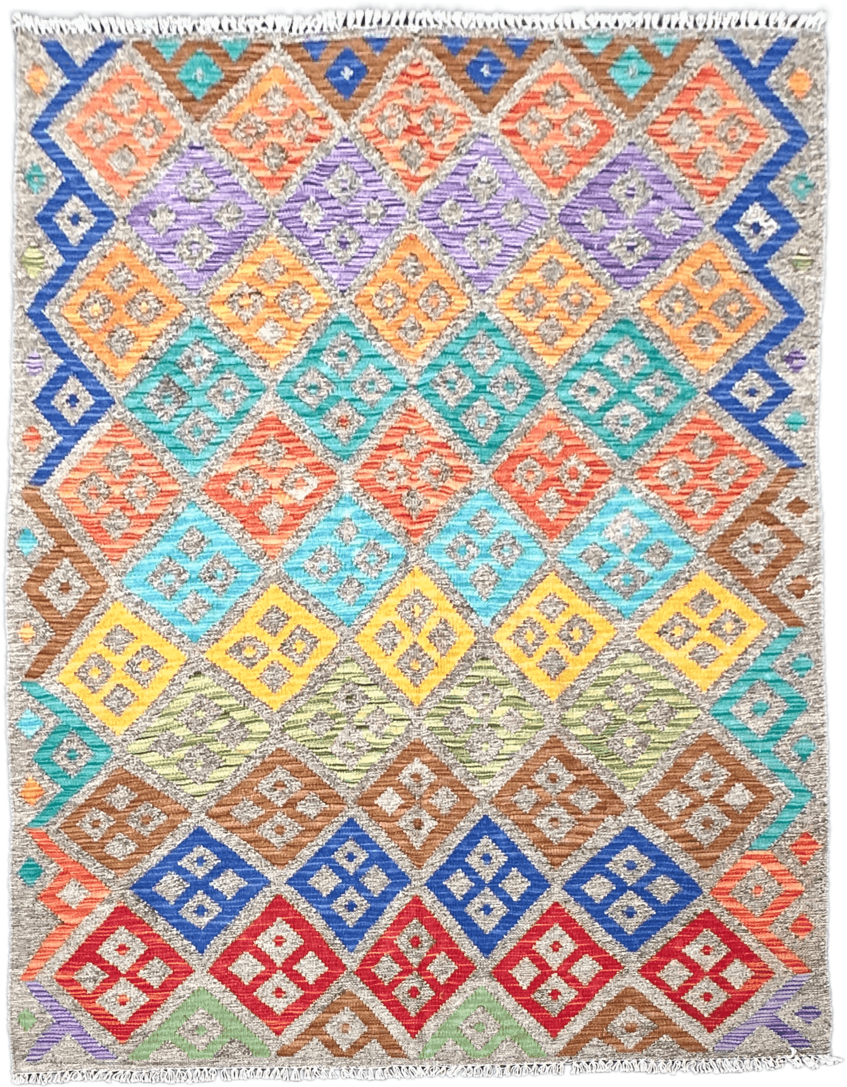 Chobi Kilim Rug - 195 cm x 152 cm