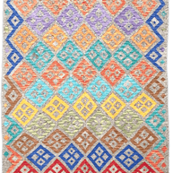Chobi Kilim Rug - 195 cm x 152 cm