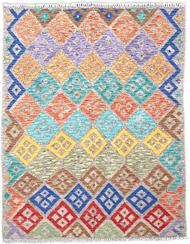 Chobi Kilim Rug - 195 cm x 152 cm