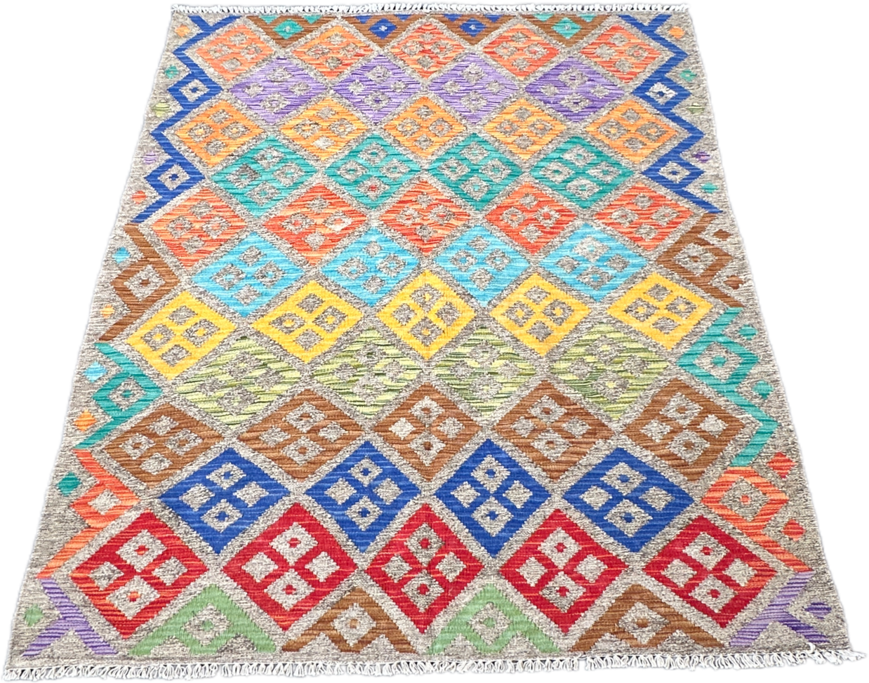 Chobi Kilim Rug - 195 cm x 152 cm