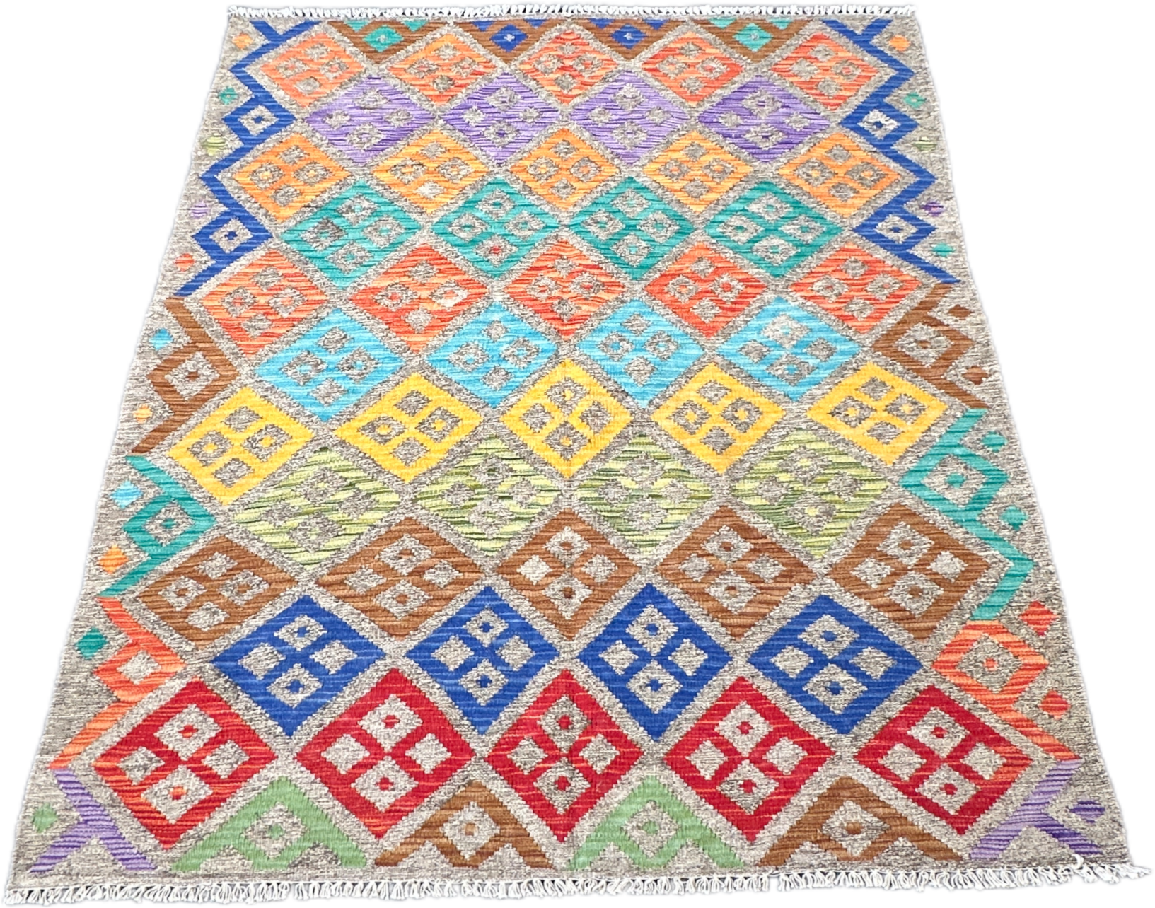 Chobi Kilim Rug - 195 cm x 152 cm